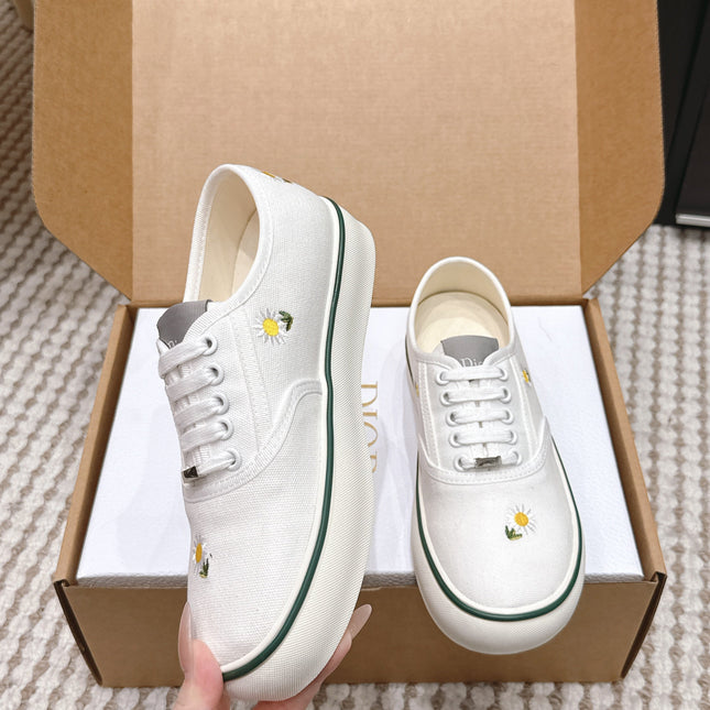 DIOR 26S SALTWIND SNEAKER IN WHITE FABRIC STYLE 4