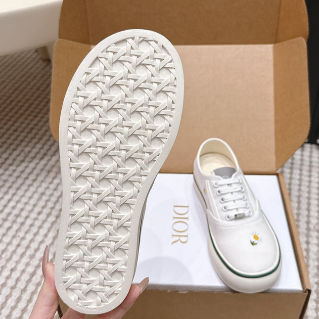 DIOR 26S SALTWIND SNEAKER IN WHITE FABRIC STYLE 4