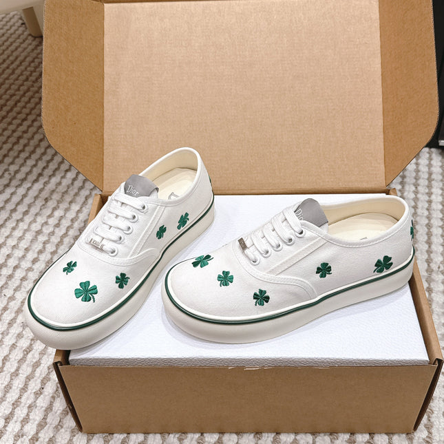 DIOR 26S SALTWIND SNEAKER IN WHITE FABRIC STYLE 2