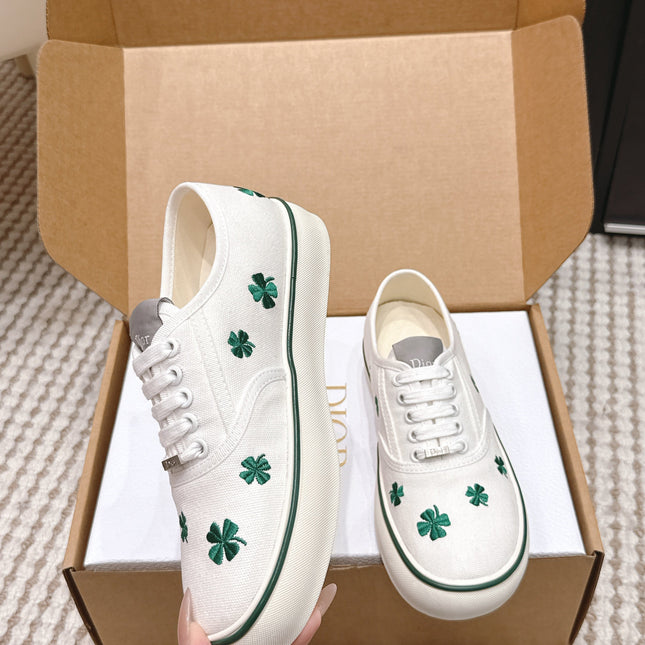 DIOR 26S SALTWIND SNEAKER IN WHITE FABRIC STYLE 2
