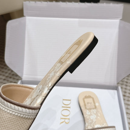 DIOR 26S D-WAY SLIDE IN MULTICOLOR CANVAS STYLE 09