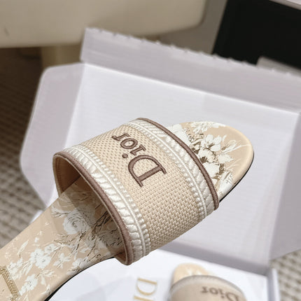 DIOR 26S D-WAY SLIDE IN MULTICOLOR CANVAS STYLE 09