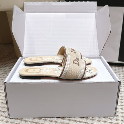 DIOR 26S D-WAY SLIDE IN MULTICOLOR CANVAS STYLE 09