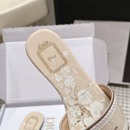 DIOR 26S D-WAY SLIDE IN MULTICOLOR CANVAS STYLE 09