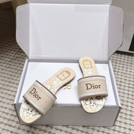 DIOR 26S D-WAY SLIDE IN MULTICOLOR CANVAS STYLE 09