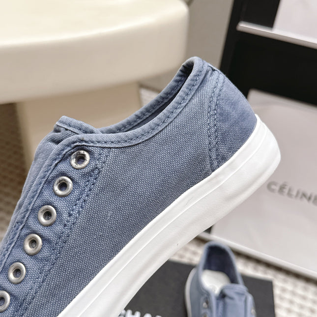 CHANEL 26S SNEAKERS IN BLUE DENIM