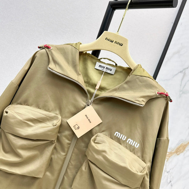 MIUMIU 26S HOODED JACKET 960