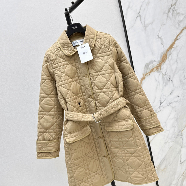 DIOR 25S LONG STAND COLLAR COAT 531