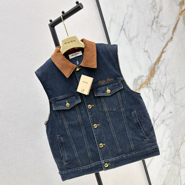 MIUMIU DENIM VEST 00380