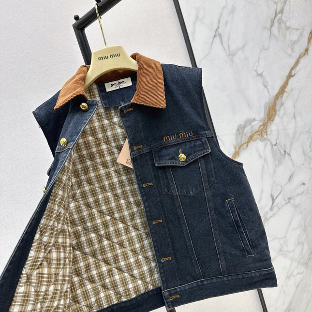 MIUMIU DENIM VEST 00380