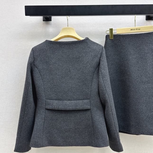 MIUMIU JACKET AND SKIRT SET STYLE 621