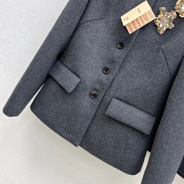 MIUMIU JACKET AND SKIRT SET STYLE 621