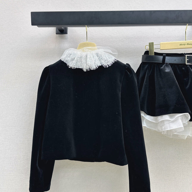 MIUMIU JACKET AND SKIRT SET STYLE 616