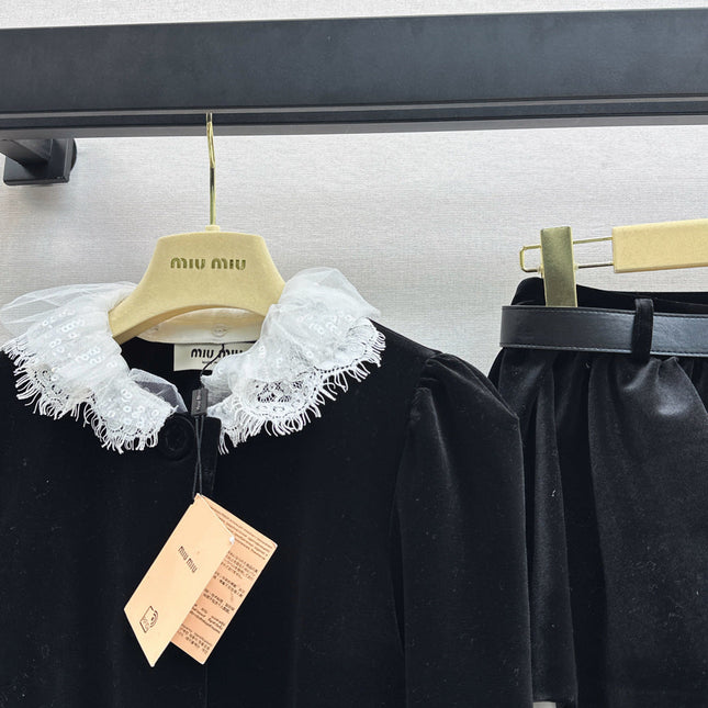 MIUMIU JACKET AND SKIRT SET STYLE 616