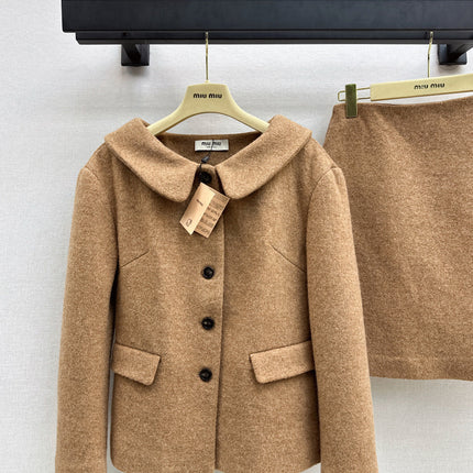 MIUMIU 26S WOOL TWO PIECE SET 959