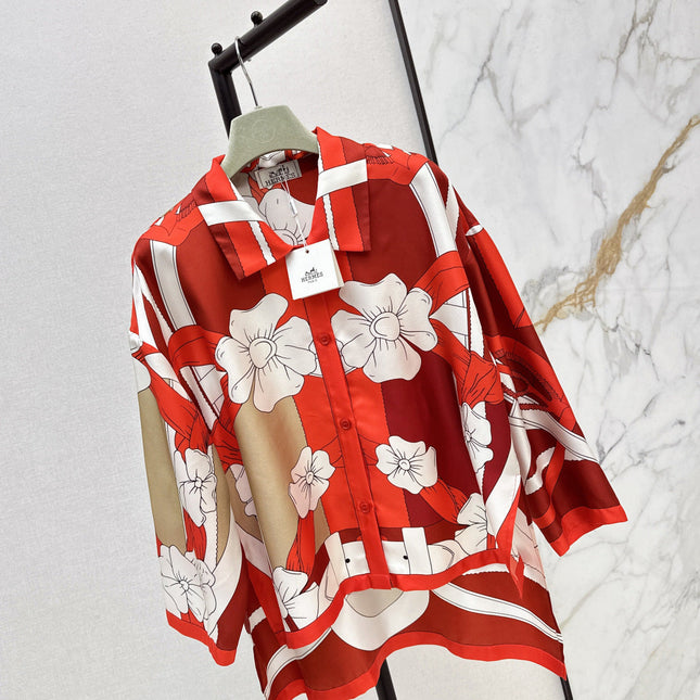 HERMES 25S SILK SHIRT 329