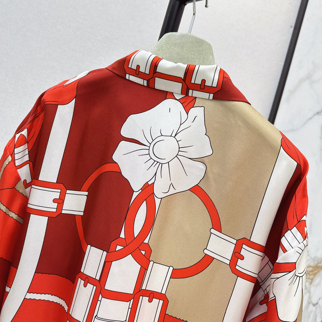 HERMES 25S SILK SHIRT 329