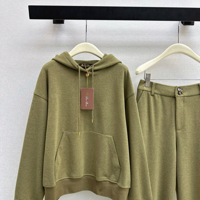 LORO PIANA 26S SWEATSHIRT & TAPERED PANTS SET 715