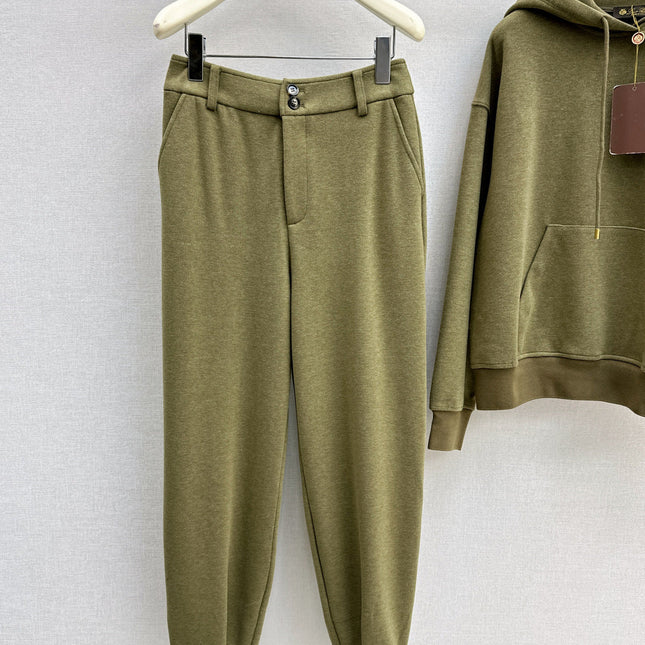 LORO PIANA 26S SWEATSHIRT & TAPERED PANTS SET 715