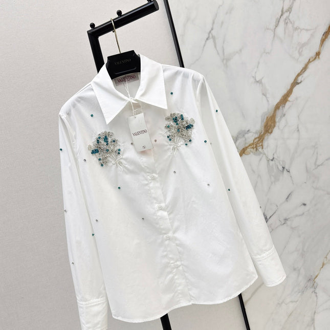 VALENTINO 26S EMBELLISHED SHIRT STYLE 58