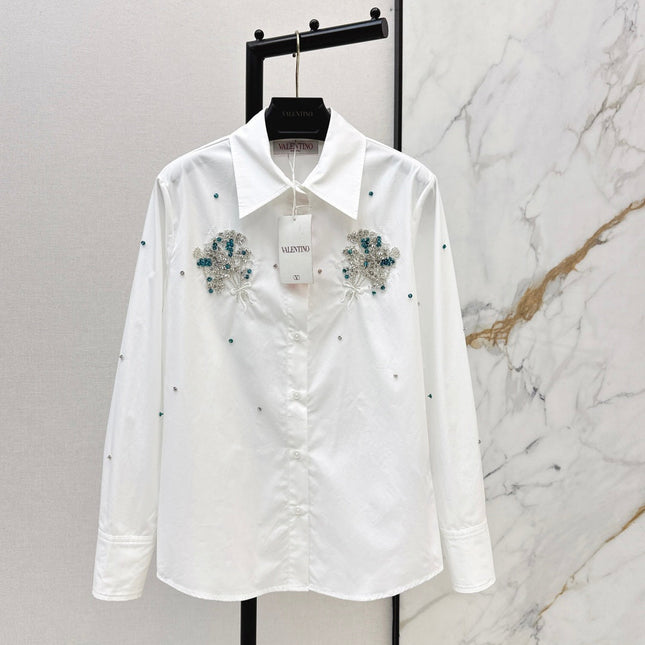 VALENTINO 26S EMBELLISHED SHIRT STYLE 58
