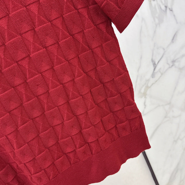 HERMES 26S SHORT SLEEVE SWEATER 547