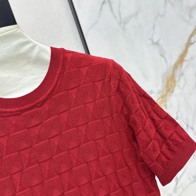 HERMES 26S SHORT SLEEVE SWEATER 547