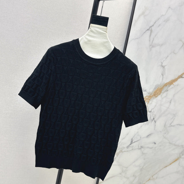 HERMES 26S SHORT SLEEVE SWEATER 546