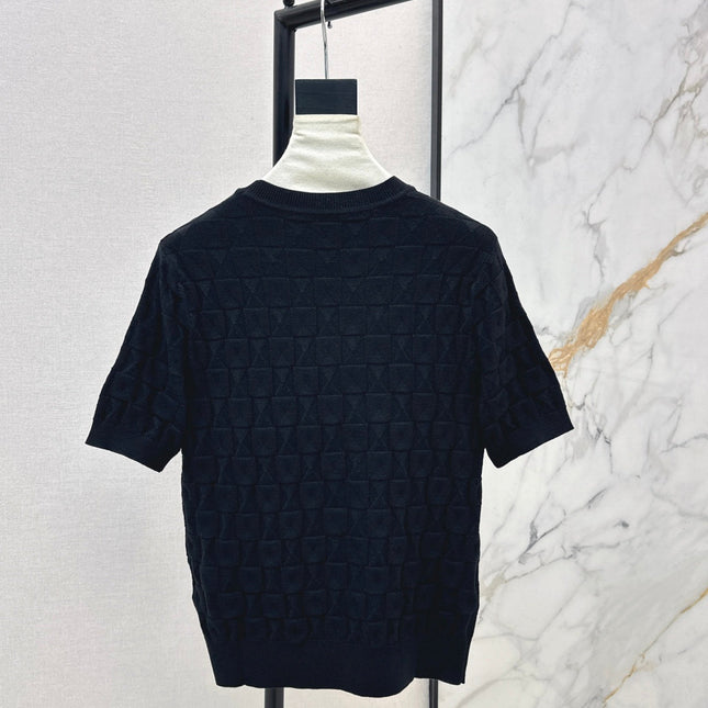 HERMES 26S SHORT SLEEVE SWEATER 546