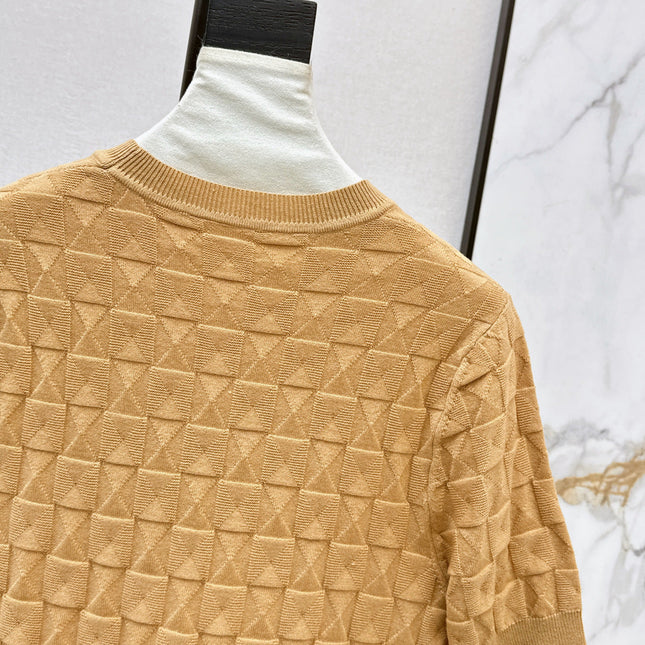 HERMES 26S SHORT SLEEVE SWEATER 545