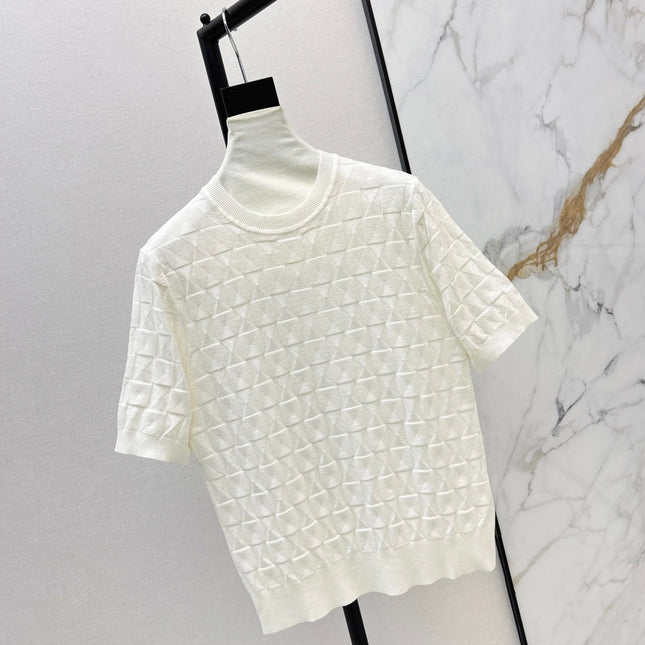 HERMES 26S SHORT SLEEVE SWEATER 544