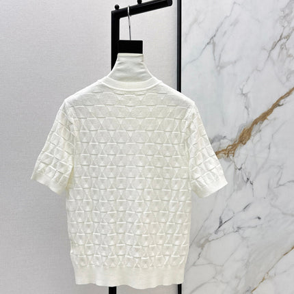 HERMES 26S SHORT SLEEVE SWEATER 544