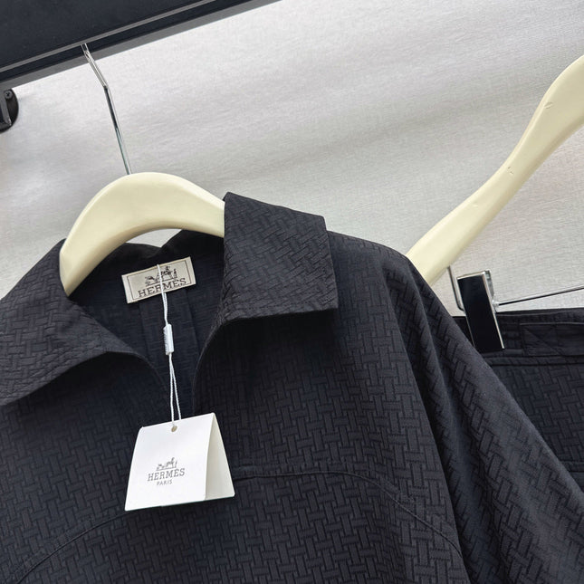 HERMES 26S SHIRT AND SKIRT SET 525