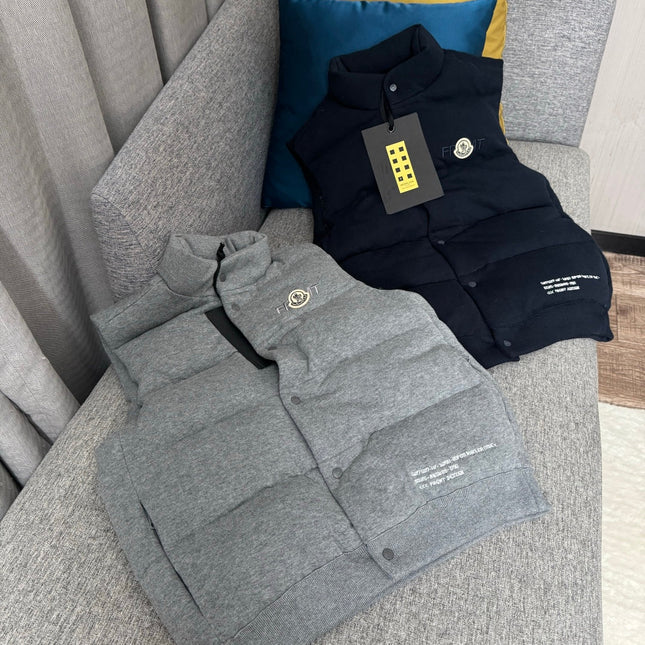 MONCLER 25S DOWN VEST IN BLACK 066