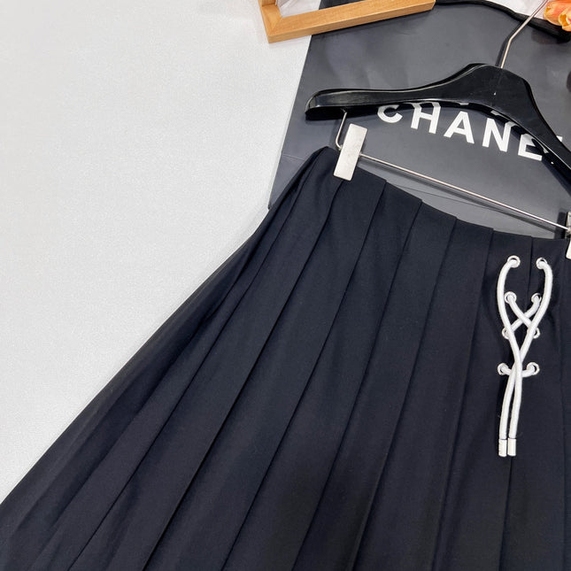 PRADA 25S PLEATED SKIRT 468