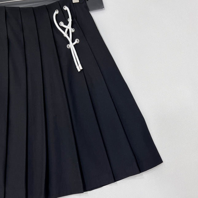PRADA 25S PLEATED SKIRT 468