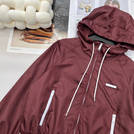 PRADA 25S HOODED SHORT JACKET 306