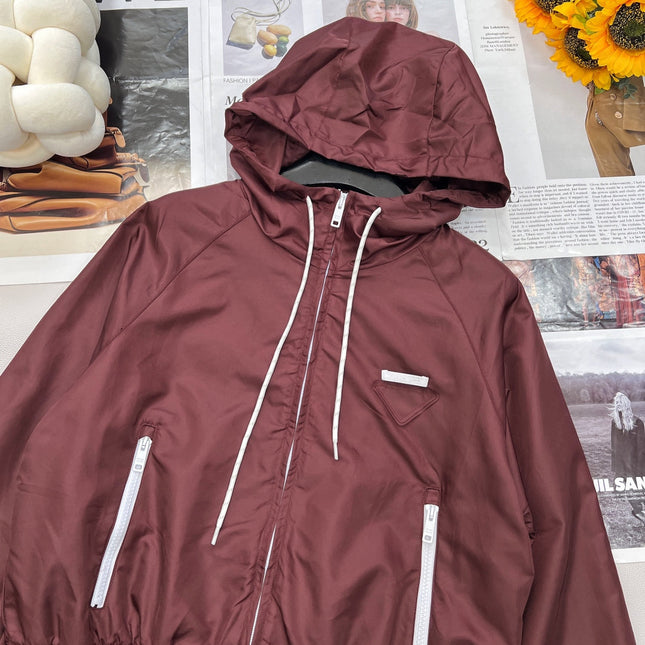 PRADA 25S HOODED SHORT JACKET 306