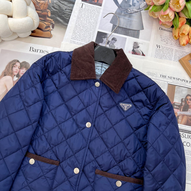 PRADA 25S LIGHTWEIGHT COTTON COLLARED JACKET 367
