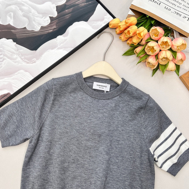 THOM SHORT-SLEEVE KNIT TOP 838140