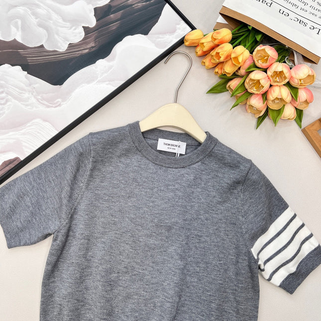 THOM SHORT-SLEEVE KNIT TOP 838140