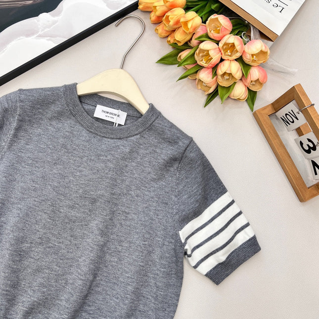THOM SHORT-SLEEVE KNIT TOP 838140