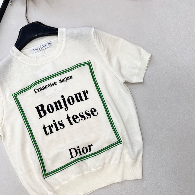 DIOR 26S SHORT-SLEEVE CREW NECK T-SHIRT 943