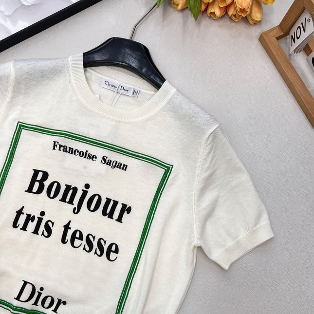 DIOR 26S SHORT-SLEEVE CREW NECK T-SHIRT 943