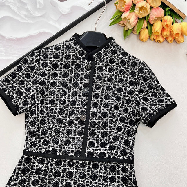 DIOR 26S SHORT-SLEEVE DRESS 979