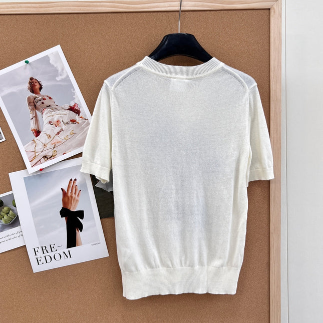 DIOR 26S SHORT-SLEEVE SWEATER 1194