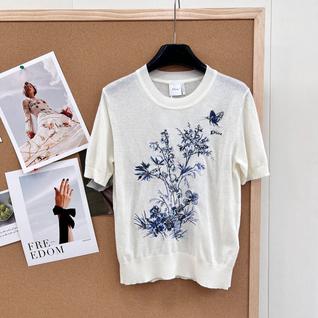 DIOR 26S SHORT-SLEEVE SWEATER 1194