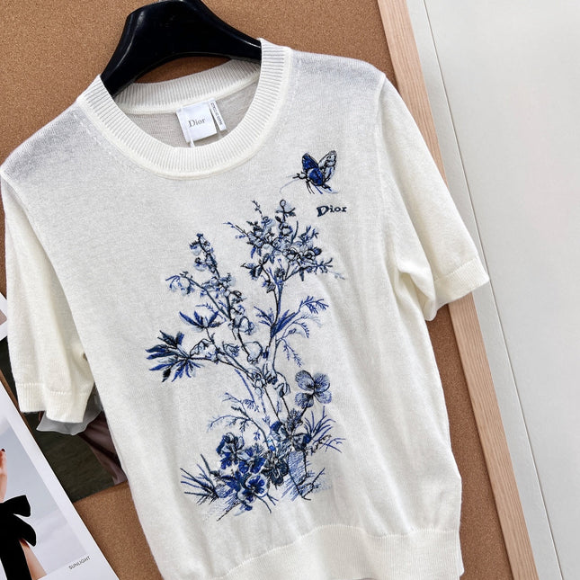 DIOR 26S SHORT-SLEEVE SWEATER 1194