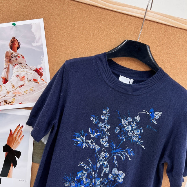 DIOR 26S SHORT-SLEEVE SWEATER 1193