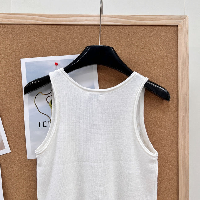 CELINE 26S SEQUIN KNIT TANK TOP 143
